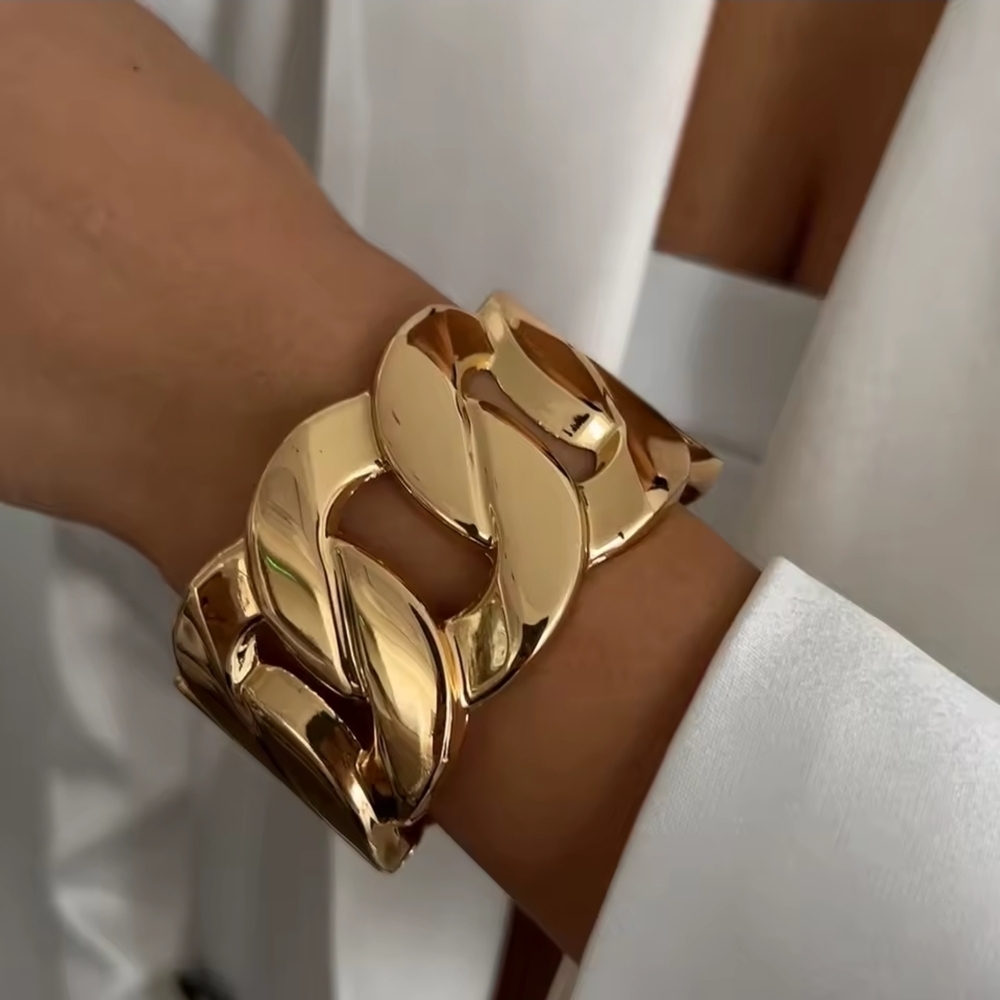 Gold Statement Bracelet